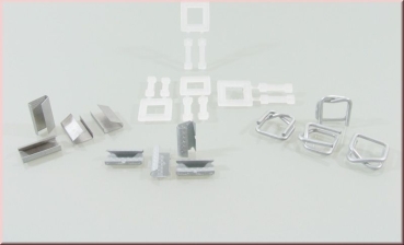 13 mm, 607.1 Verschlussschnalle, Schnalle aus Kunststoff
